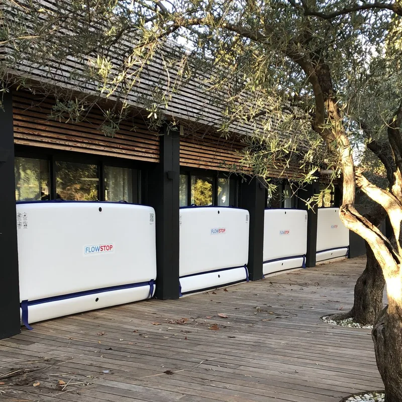 FlowStop installé sur baies vitrées